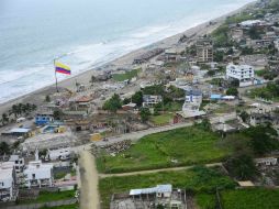 Los epicentros de los dos sismos de este día están ubicados cerca del balneario de Mompiche, Esmeraldas. AFP / R. Buendía