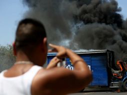 Lanzaron un ultimátum a Silvano Aureoles en el que advierten más quemas de vehículos. SUN / ARCHIVO