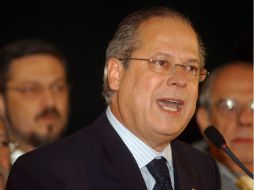 José Dirceu fue sentenciado en 2012 a 11 años de cárcel por compra de votos de legisladores. EFE / A. Nascimento