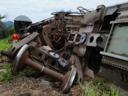 Eescarrilamiento ocurrió cerca de las 04:00 horas de la madrugada en el tramo de Cosolapa, Oaxaca–Tezonapa. EL INFORMADOR / ARCHIVO