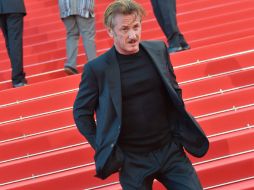 'Cada quien puede pensar lo que quiera, yo apoyo mi película', defiende Penn en rueda de prensa. AFP / L. Venance