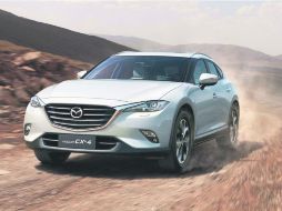 Gran combinación. Por sus formas, este vehículo está entre una SUV y un coupé. ESPECIAL / CORTESÍA MAZDA