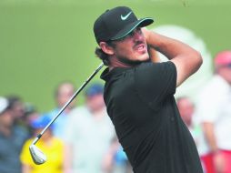 Brooks Koepka. El golfista estadounidense, durante el recorrido de ayer en el AT&T Byron Nelson. AFP /