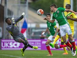 El Tricolor se paró en el Estadio Marcel Roustan con la obligación de sacar la victoria, pero no lo logró. TWITTER / @miseleccionmx