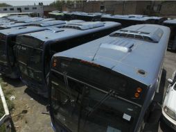Desde el viernes, 94 unidades y 180 conductores no han salido a trabajar. EL INFORMADOR / F. Atilano