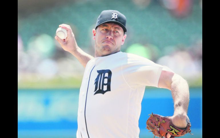 Jordan Zimmermann se fue en el sexto episodio lesionado, pero no sin antes llevarse la victoria tras cinco entradas y dos tercios. AP /