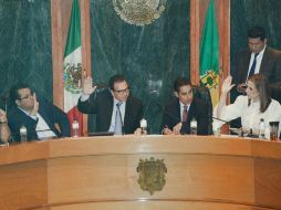 Lemus agrega que hay un acuerdo común para respaldar la Ley de Participación Ciudadana durante la sesión en el Ayuntamiento. TWITTER / @PabloLemusN