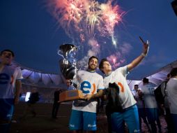 Chile se adjudica el récord mundial por la mayor cantidad de jugadores en un partido de fútbol. AP / E. Felix