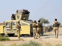 Iraq lanzó el lunes una vasta ofensiva para arrebatarle la ciudad de Faluya al grupo EI. EFE / N. Aamer