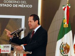 El gobernador Eruviel Ávila atestiguó en el Palacio de Gobierno la firma del convenio y llamó a sumarse al proyecto. NTX / ARCHIVO