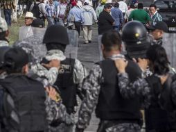 Habitantes realizaron un bloqueo para impedir el ingreso de la policía. EL INFORMADOR / ARCHIVO
