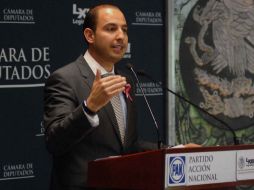 El coordinador de la bancada, Marko Cortés, señala la urgencia de que el Sistema Anticorrupción sea dictaminado. SUN / ARCHIVO