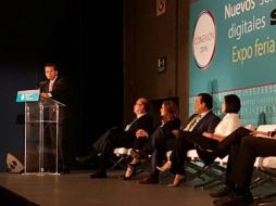 Aristóteles Núñez asistió a la inauguración de la Expo Feria de los Nuevos Servicios Digitales del SAT. TWITTER / @SATMX