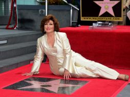 Esta estrella va dedicada a mi México que es el que me hizo, confiesa Angélica María. AFP / F. J. Brown