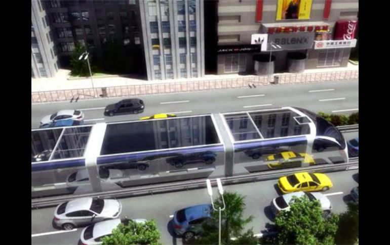 El modelo fue presentado a escala de miniatura en la decimonovena Exposición Internacional de Alta Tecnología de Pekín. ESPECIAL /