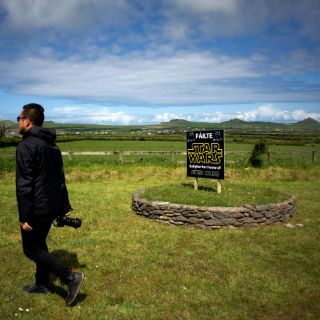 Rodaje de 'Star Wars' atrae multitudes a pueblito irlandés