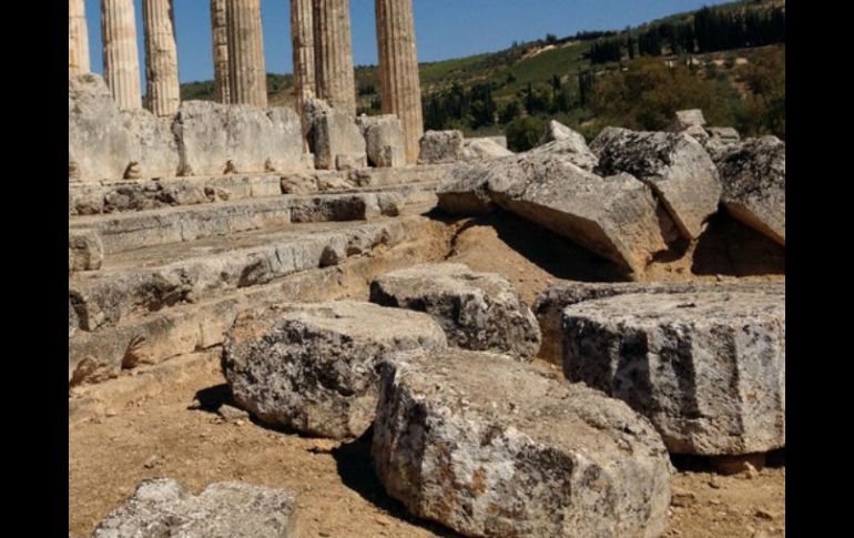 El edificio está situado entre una galería del siglo V a.C. , dentro de la antigua ciudad, cerca de su ágora. AP / ARCHIVO