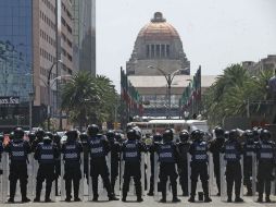 Los maestros que tenían sede en de avenida Bucareli se movieron al Parque de la Ciudadela, en la Ciudad de México. SUN / J. Mendoza