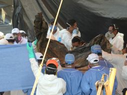 Del total de cuerpos recuperados, se tiene el registro de dos cadáveres con problemas de legibilidad. EFE / ARCHIVO