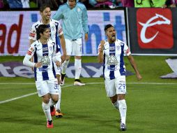 Una solitaria anotación de Franco Jara le permite al Pachuca pensar en un título más. MEXSPORT / I. Ortiz