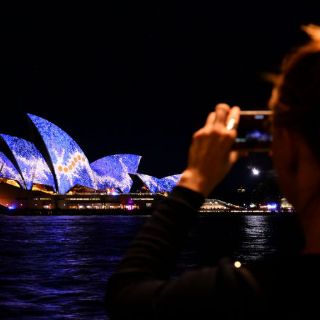 Festival de luces convierte a Sídney en una ciudad de ensueño