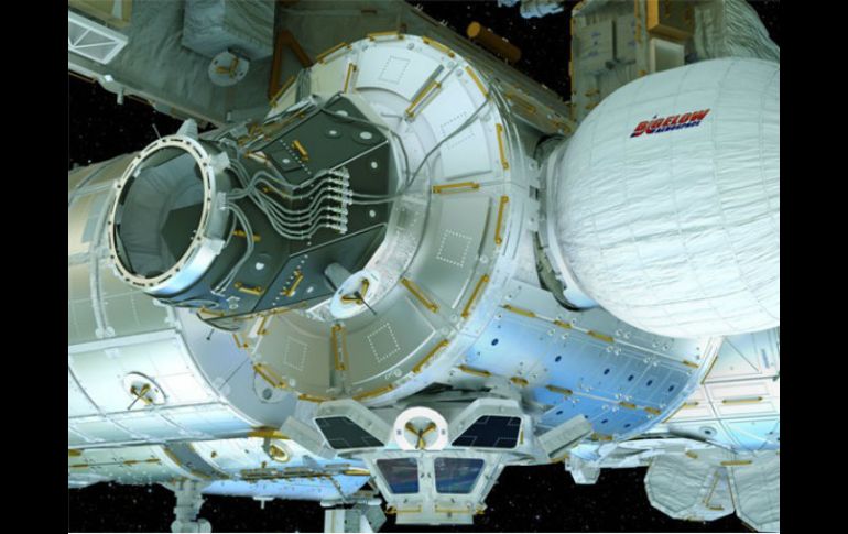 La fricción entre las capas de tela comprimidas probablemente evitó que la cámara se expandiera. ESPECIAL / bigelowaerospace.com