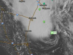 El CNH mantiene su aviso de tormenta tropical para la costa de Carolina del Sur. TWITTER / @metmex