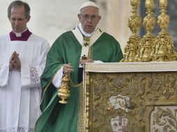 Francisco celebra una misa en el Vaticano con motivo del Jubileo de los Diáconos. EFE / G. Onorati
