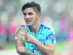 El héroe. El volante del Pachuca, Víctor Guzmán, celebra el gol del campeonato. MEXSPORT /