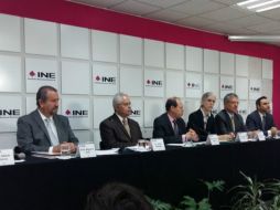 En conferencia, los consejeros del INE aseguran que se ha cumplido con el proceso de capacitación y organización electoral. TWITTER / @ArturoSanchezG