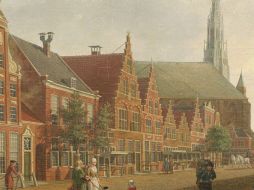 'Nieuwstraat in Hoorn' de Izaak Ouwater es el quinto cuadro encontrado hasta ahora de unos 214 robados de Westfries. ESPECIAL / Westfries Museum