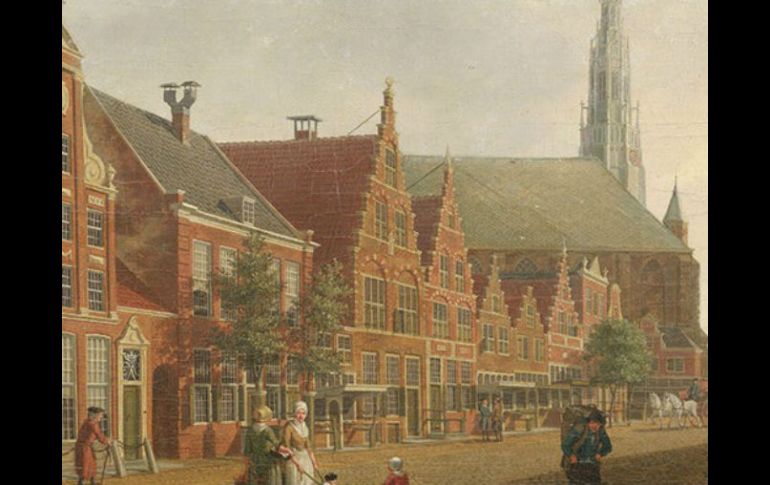 'Nieuwstraat in Hoorn' de Izaak Ouwater es el quinto cuadro encontrado hasta ahora de unos 214 robados de Westfries. ESPECIAL / Westfries Museum