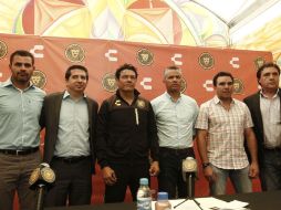 El 'Tiburón' llega acompañado de Gustavo Nápoles y Guillermo Hernández como miembros de su cuerpo técnico. EL INFORMADOR / E. Barrera