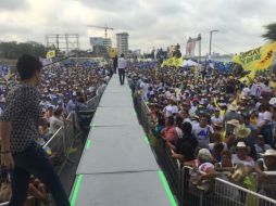 La víspera, Calderon estuvo en Boca del Río, en un mitin en apoyo al candidato del PAN-PRD al gobierno de Veracruz, Miguel Ángel Yunes. TWITTER / @FelipeCalderon