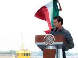 Peña Nieto hizo el anuncio en un evento en Michoacán. TWITTER / @PresidenciaMX