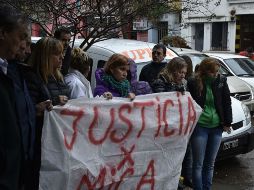 Tras el hallazgo del cuerpo de Micaela cientos de vecinos realizaron una marcha para reclamar justicia. AFP / H. Culacciati