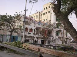 El coche explota en el hotel Ambassadeur, importante lugar donde se alejan varios parlamentarios. AP / F. A. Warsameh