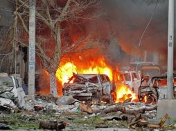 Disparos esporádicos luego de la explosión sugieren un ataque de las fuerzas somalíes contra los atacantes. AFP / M. Abdiwahab