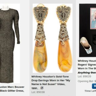 Subastarán más de 100 artículos personales de Whitney Houston