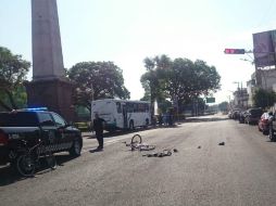 Víctor Gabriel Torres Gutiérrez muere tras ser atropellado por una unidad del transporte público de la ruta 258. ESPECIAL /