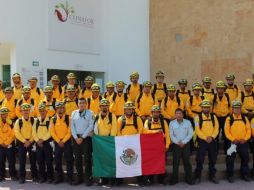 Los combatienes que participarán pertenecen a 12 diferentes estados de la República. TWITTER / @CONAFOR