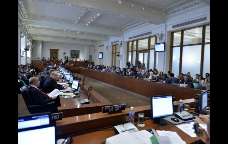 Los 34 países de la OEA aprobaron el miércoles por consenso una declaración conciliadora sobre Venezuela. NTX / ARCHIVO