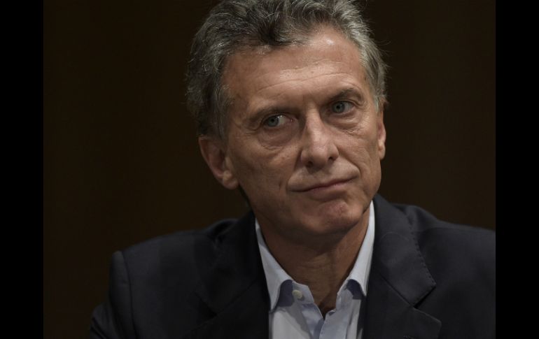 Macri sufrió en enero pasado la fisura de una costilla en un accidente doméstico. AFP / ARCHIVO