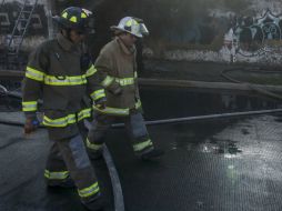 El personal de bomberos acudió exclusivamente a sofocar el fuego. EL INFORMADOR / ARCHIVO
