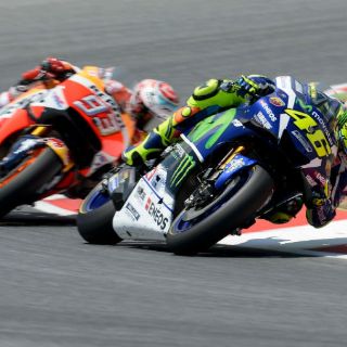 Valentino Rossi se impone en el GP de Cataluña
