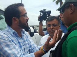 El gobierno estatal así como la Secretaría de Seguridad Pública negó que haya sido detenido, sino que su vehículo sería revisado. SUN /