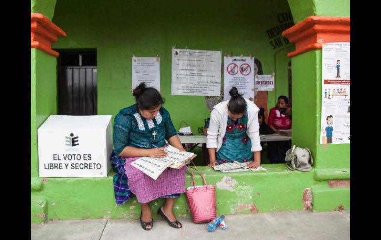 Abstencionismo. Según los datos preliminares, hubo un abstencionismo cercano a 55 por ciento. SUN /
