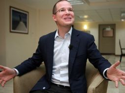 Anaya Cortés aclara que tiene su atención puesta en la elección de 2017, en Edomex, Coahuila y Nayarit. SUN / ARCHIVO