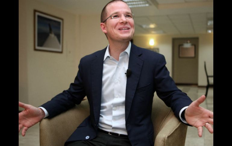 Anaya Cortés aclara que tiene su atención puesta en la elección de 2017, en Edomex, Coahuila y Nayarit. SUN / ARCHIVO