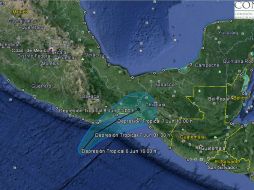 Debido a la localización del fenómeno, se estableció zona de vigilancia desde Boca de Pijijiapan, Chiapas hasta Puerto Escondido. TWITTER / @conagua_clima